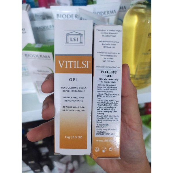 GEL DƯỠNG ẨM VITILSI 15G 40g HỖ TRỢ TÁI TẠO SẮC TỐ DA