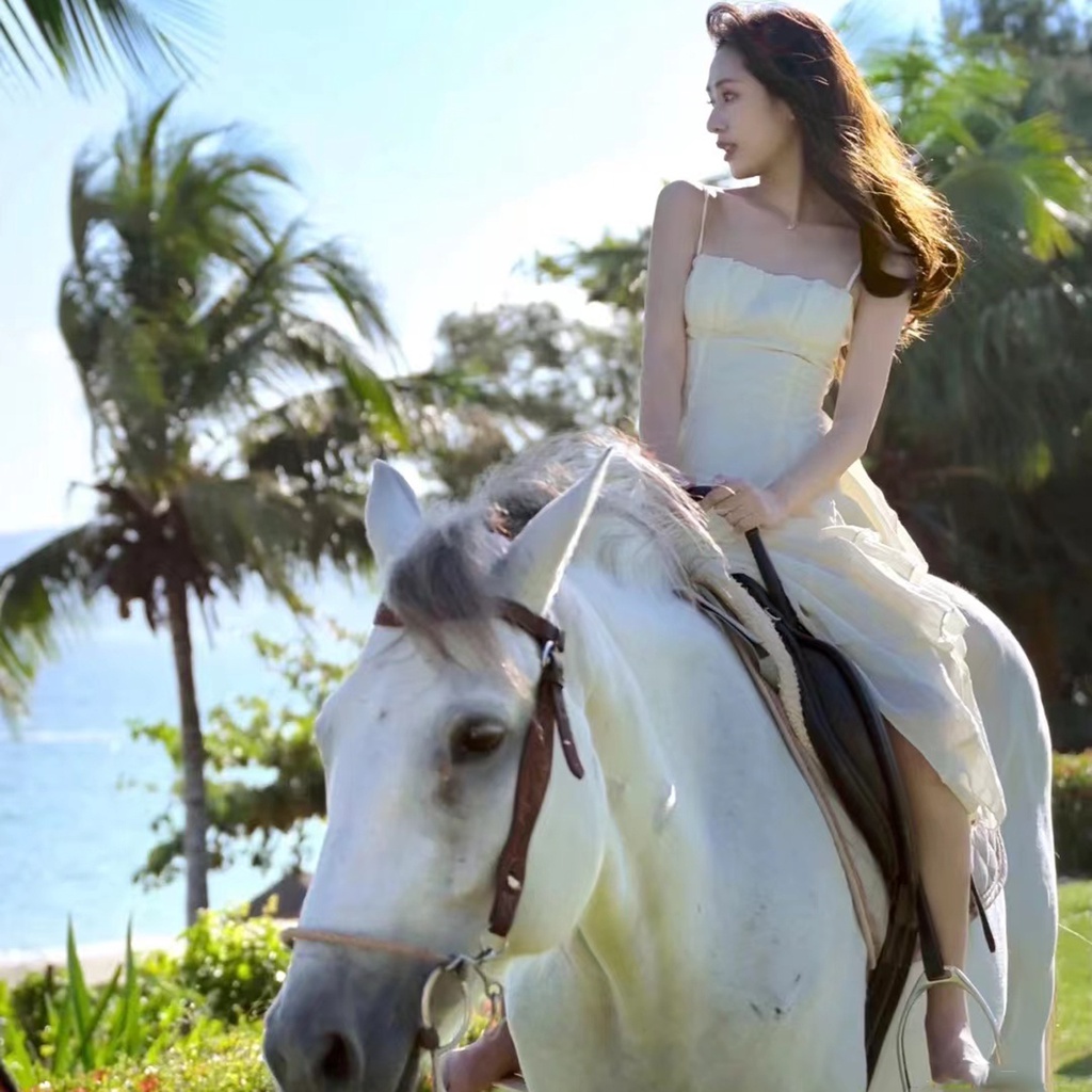 Jane Váy cổ tích ngọt ngào phối bèo sóng mây thướt tha vintage Pháp 3 ảnh thật cuối