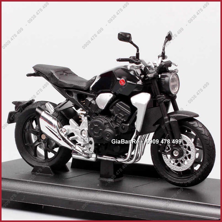 Xe Mô Hình Honda CB1000R - Tỉ Lệ 1:18 - Đen - Welly - 8811