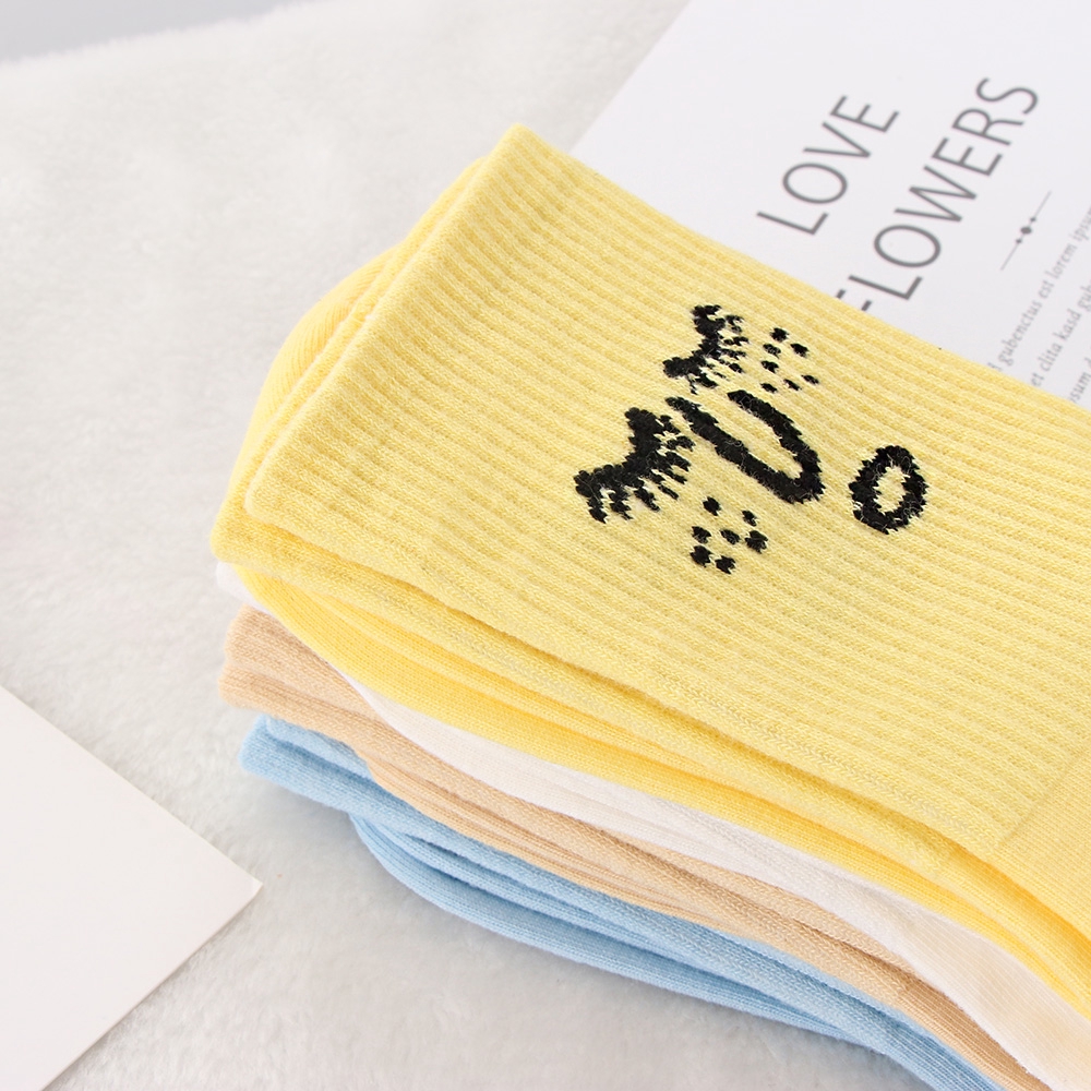 Đôi Vớ Ngắn Họa Tiết Graffiti Thời Trang Cho Nam Nữ