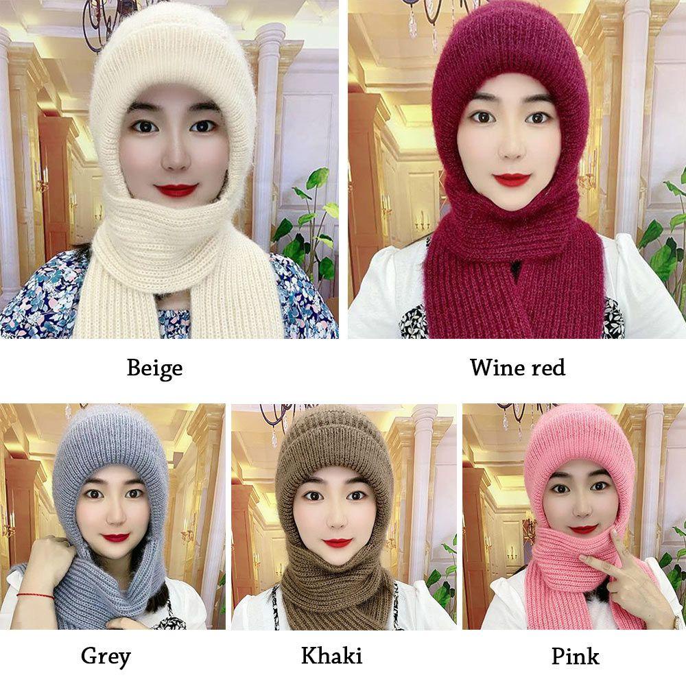 NIUYOU Mũ Len Trùm Đầu Chống Gió Giữ Ấm Mùa Đông