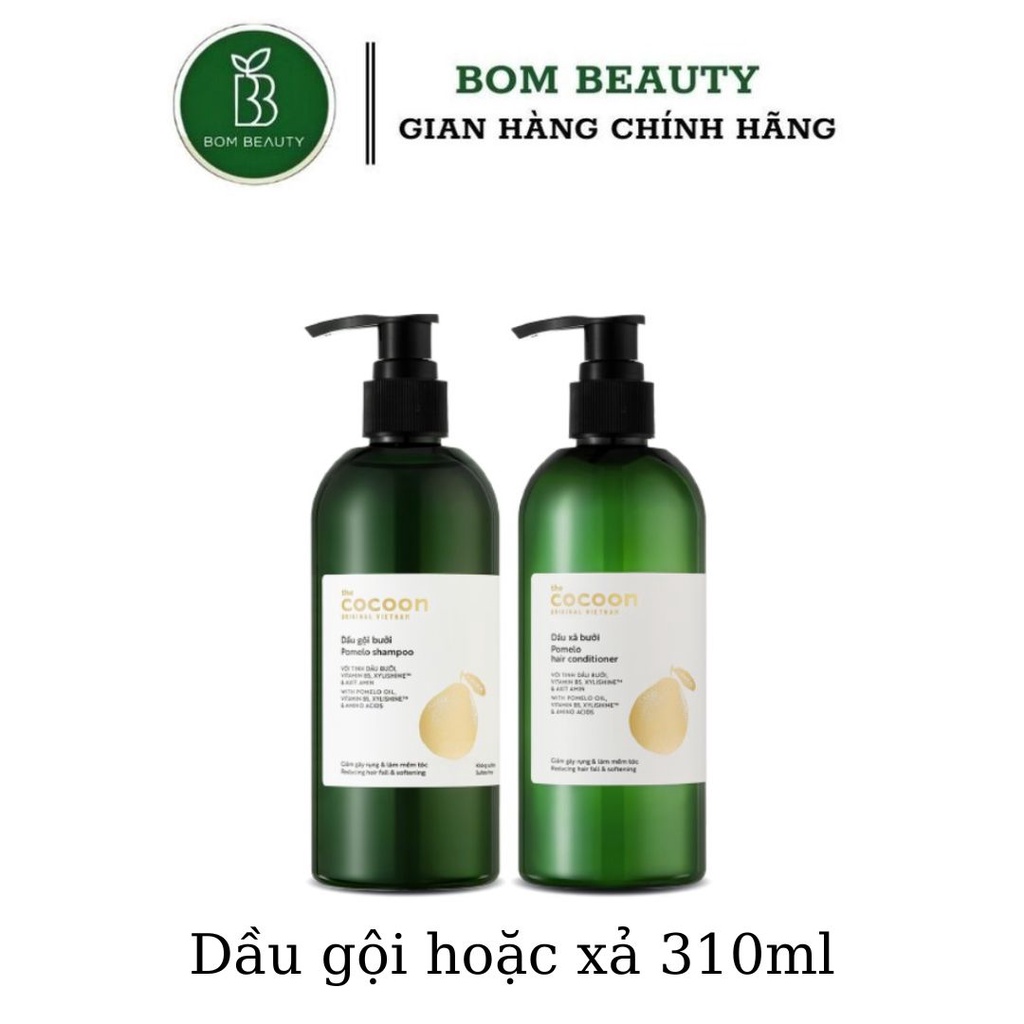 Dầu gội, hoặc dầu xả bưởi kích thích mọc tóc Cocoon 310ml