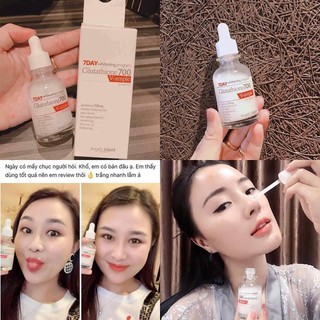 TINH CHẤT TRẮNG MỊN 7DAY GLUTATHIONE 700 V-AMPLE