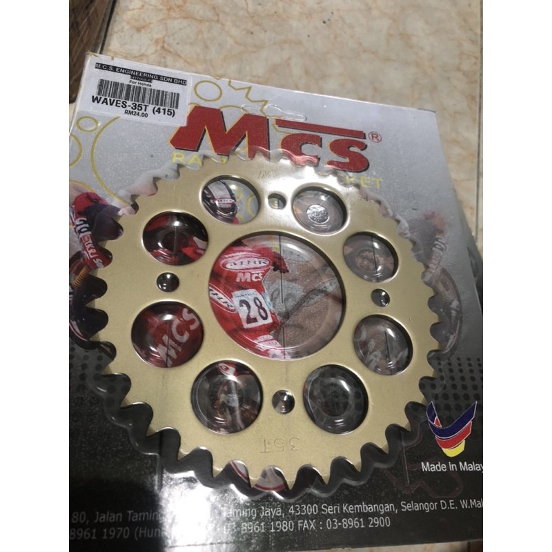 Dĩa Tải MCS 7MM W125/Fu/RS &gt;&gt;&gt;&gt;