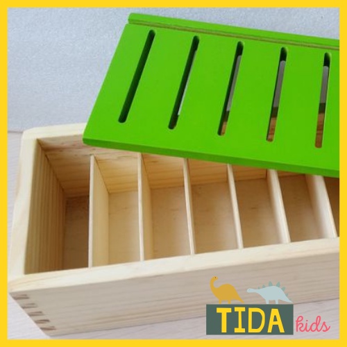 Bộ Thả Hình Theo Chủ Đề Cho Bé Montessori Multifunctional Sorting Box, Đồ Chơi Gỗ, Đồ chơi Giáo Dục Thông minh TiDa Kids