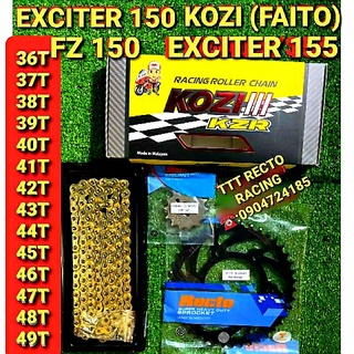 Nhông sên dĩa exciter 150/exciter 155/tfx 150/fz 150i/ sên kozi dĩa 36,37,38,39,40,41,42,43,44,45,46,47,48,49