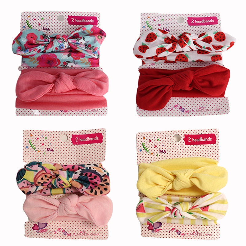 Set 2 Băng Đô Hoa Xinh Xắn Cho Bé Gái