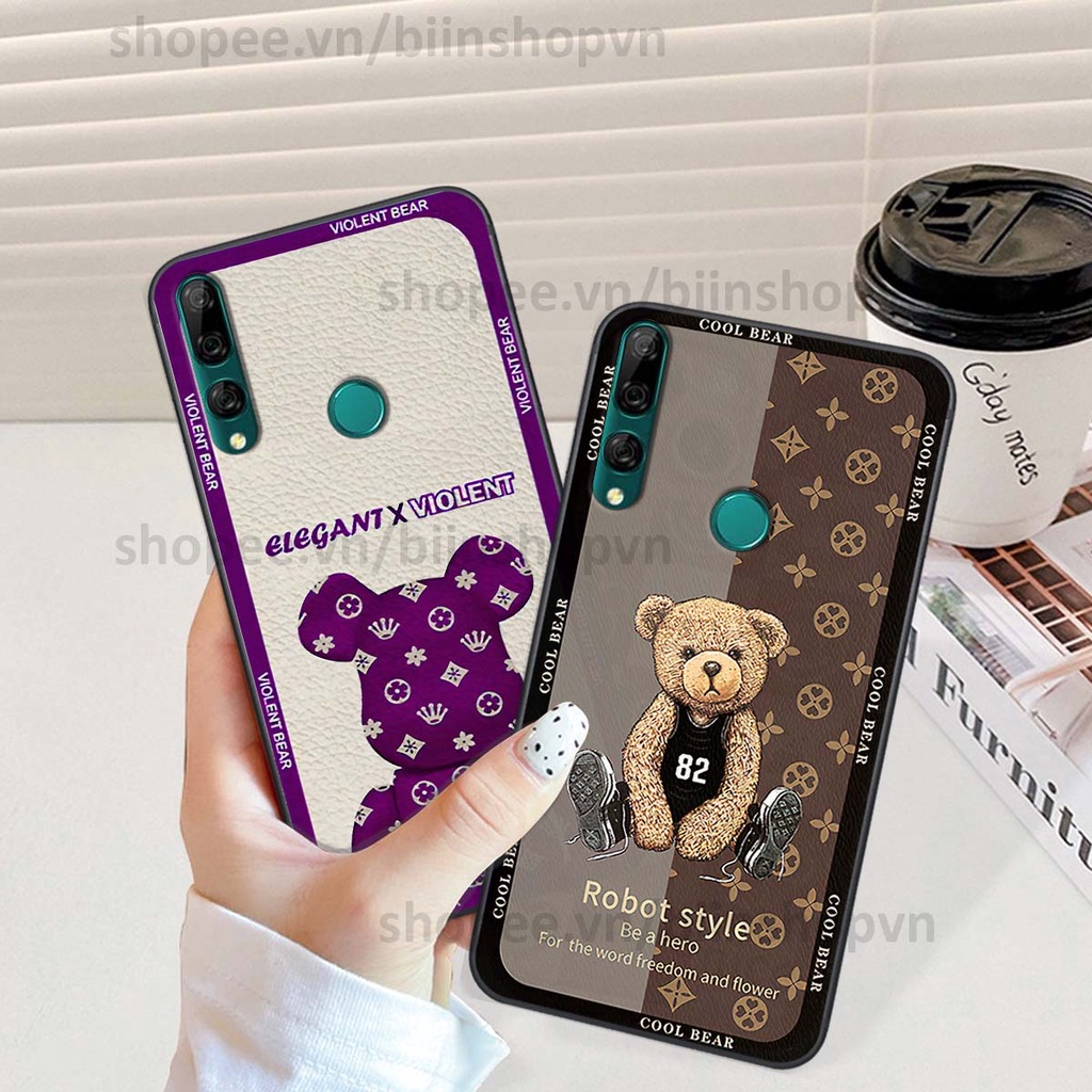 Ốp Huawei Y9 2019 / Y9 Prime 2019 hình gấu bear brick đẹp độc lạ, thời trang, cá tính