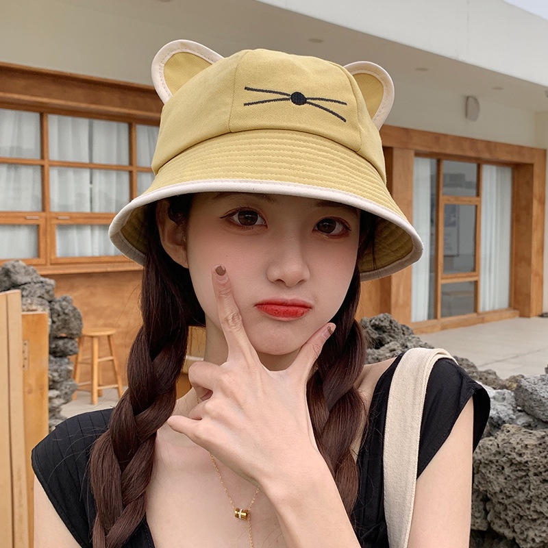 Mũ tai mèo dáng ngắn dễ thương cho nữ