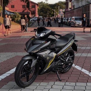Tem Trùm Exciter 150 xám đen nhám đẹp độc