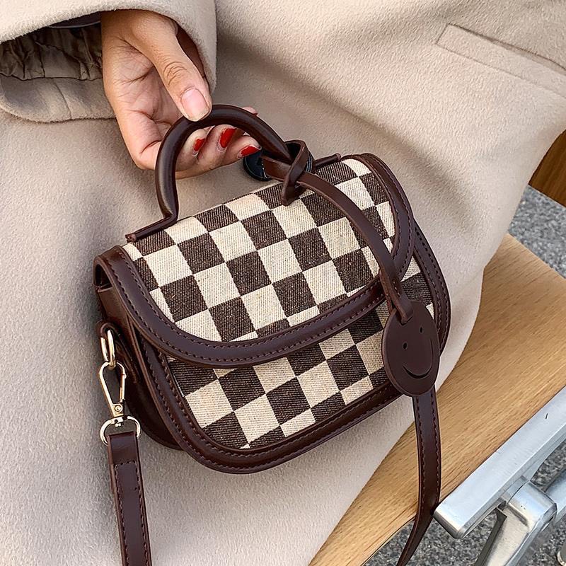 Túi Xách Nữ | Túi Đeo Chéo Họa Tiết Karo Phong Cách Trẻ Trung | MC01