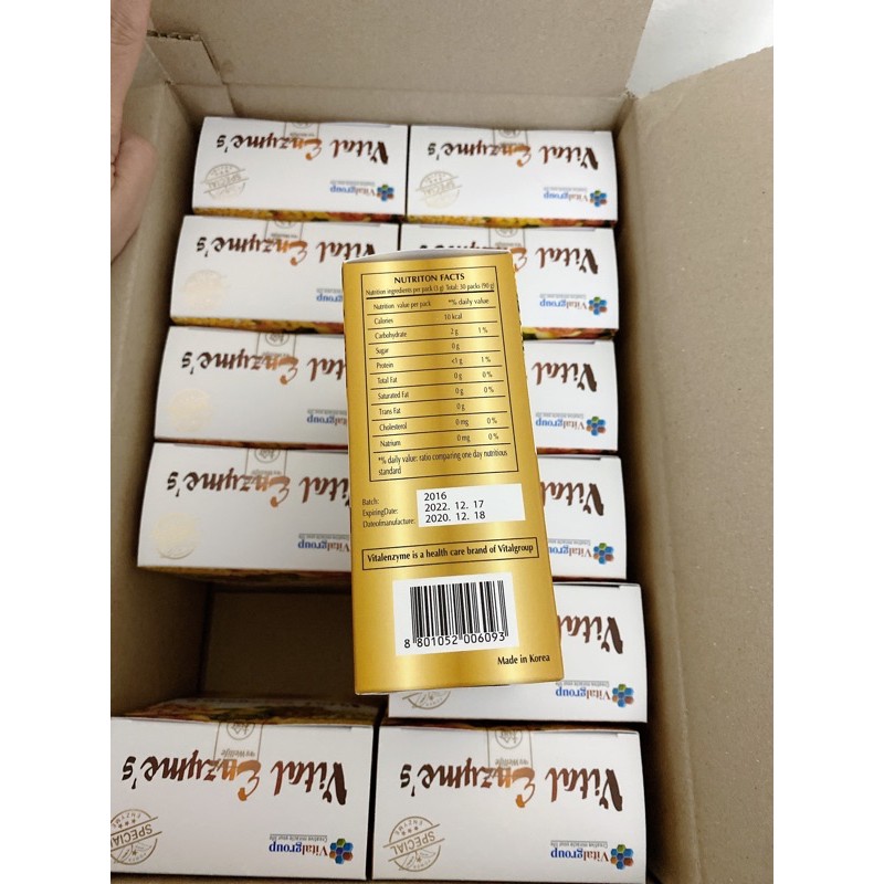 vital enzyme ‘s tăng cường sức khỏe chính hãng