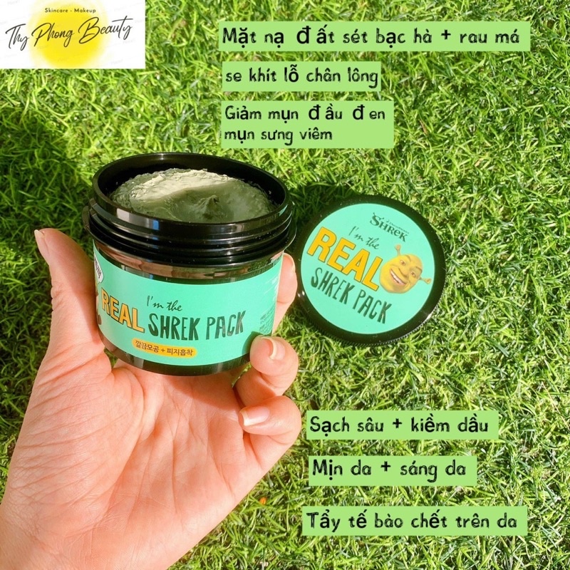 Mặt nạ đất sét I'm THE SHREK / THE CICA Shrek Pack của Olive Young