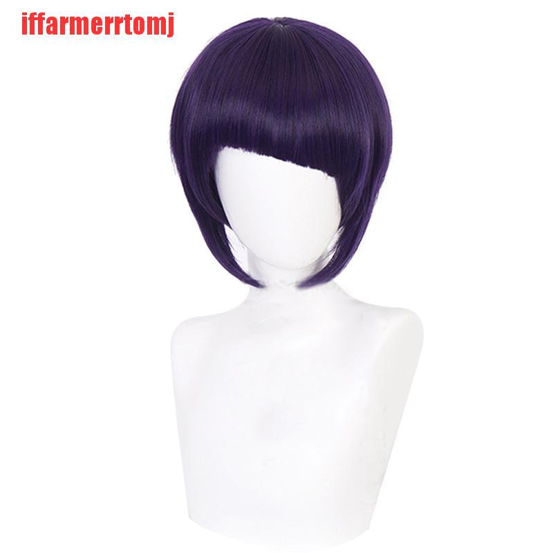 Bộ Tóc Giả Thẳng Màu Tím Hóa Trang Nhân Vật Jiro Kyoka Us Lad