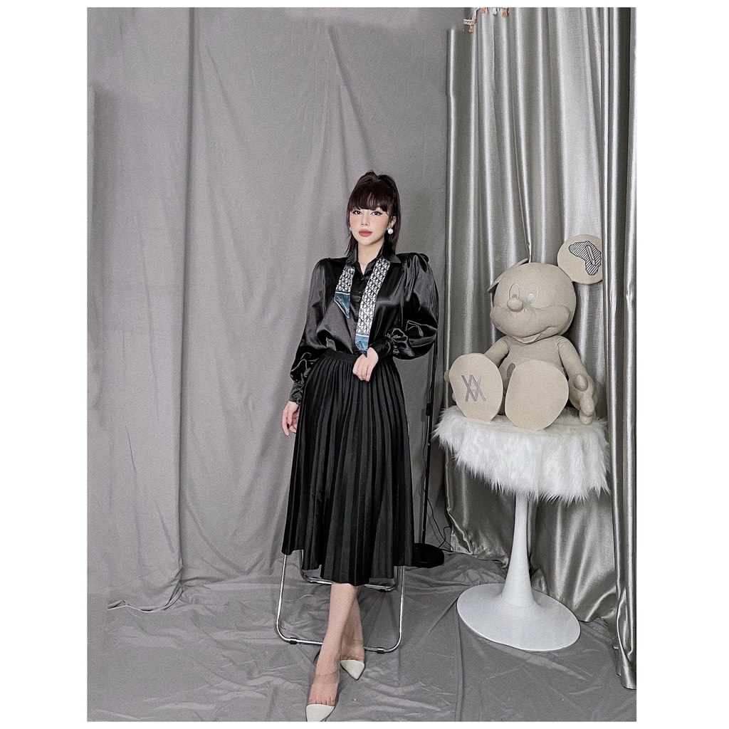 Áo sơ mi chữ cá tính chất lụa đẹp thời trang BANAMO Fashion 373 | BigBuy360 - bigbuy360.vn
