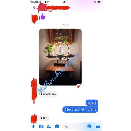 Tiểu cảnh trang trí - mẹ quan âm