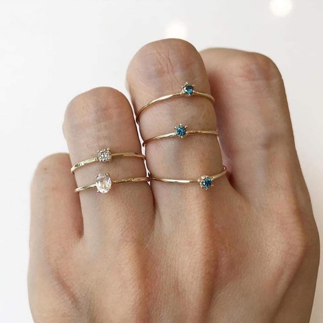 Đá gắn nhẫn mini - đang hot hiện nay