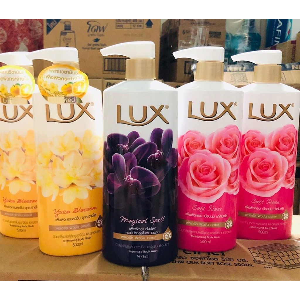 (Một Cặp) SỮA TẮM LUX NƯỚC HOA THÁI LAN