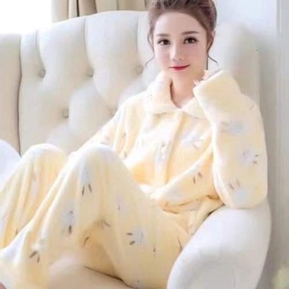 Bộ lông vàng - Bộ quần áo bông mùa đông có cổ