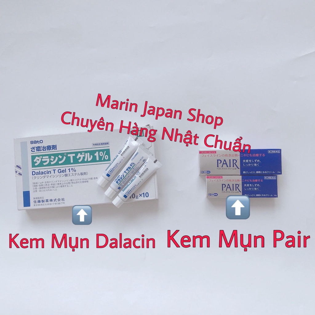 (Có bill+video mua hàng store Nhật) Kem hỗ trợ mụn Pair Nhật bản 14gr và 24gr