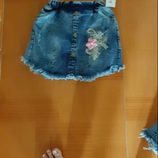 Combo 5 chân váy jeasn cho bé gái