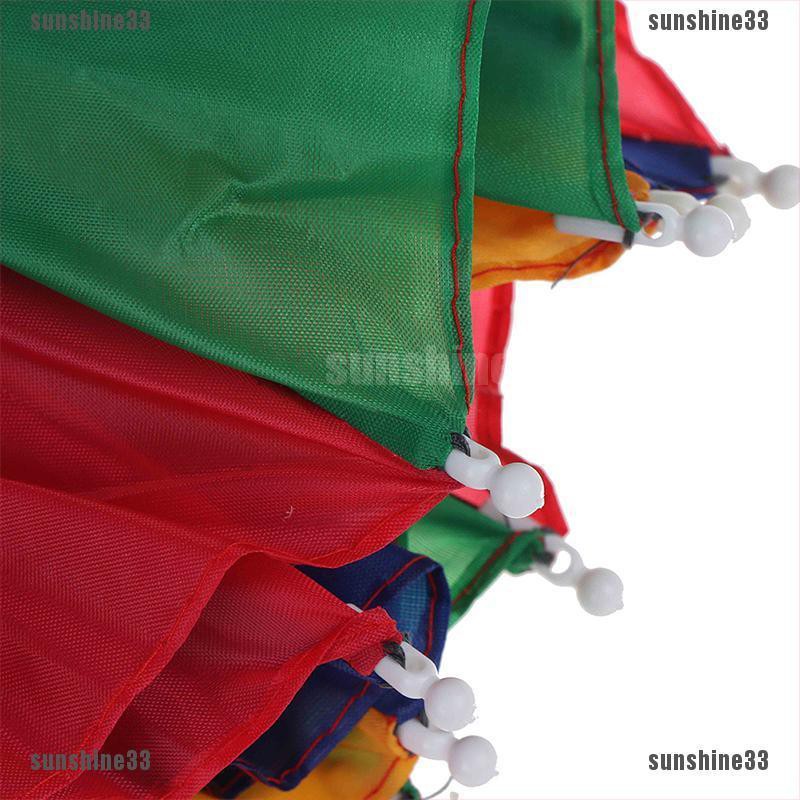 【COD•suns】1PC Foldable Fishing Umbrella Hat Cap Headwear Umbrella Anti-Sun Hat