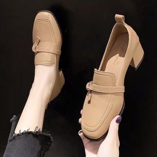 Giày loafer cao gót công sở _ order taobao