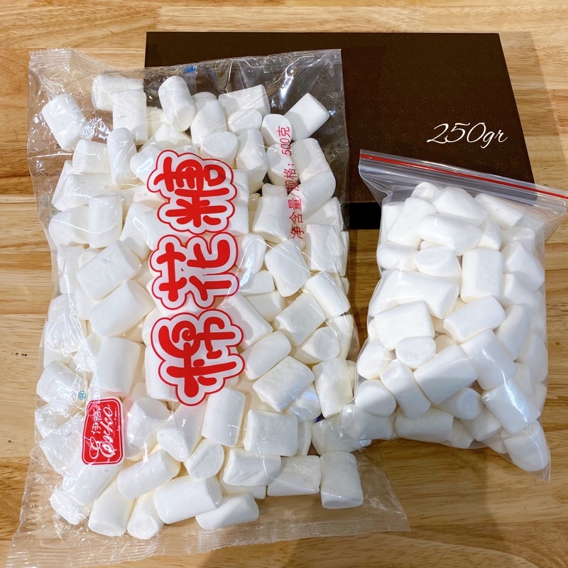 Kẹo bấc marsh mallow trắng nguyên liệu kẹo Nougat