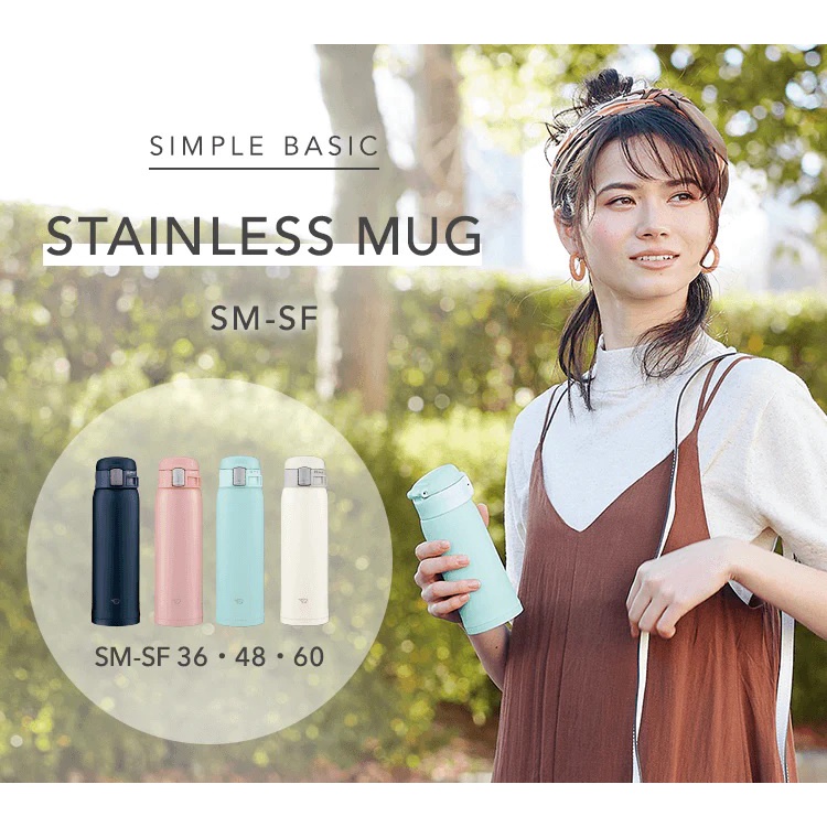 Bình giữ nhiệt Zojirushi SM-SF48-WM dung tích 0.48L , bảo hành 1 năm chính hãng