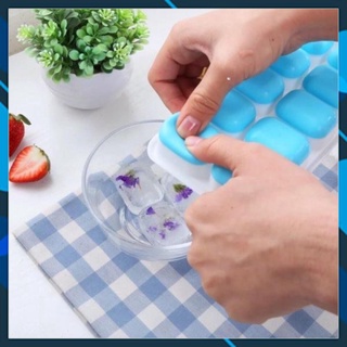 khay đá dẻo silocon dụng cụ làm đá đa năng siêu tiện lợi