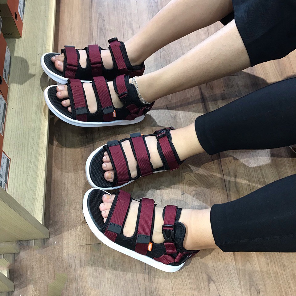 [Mua Kèm Áo Thun 0Đ] Giày Sandal Vento Nam Nữ - NB03G Xám