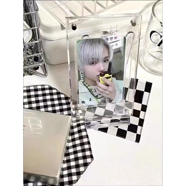 Khung ảnh đựng card acrylic trong suốt 1 ô và 2 ô