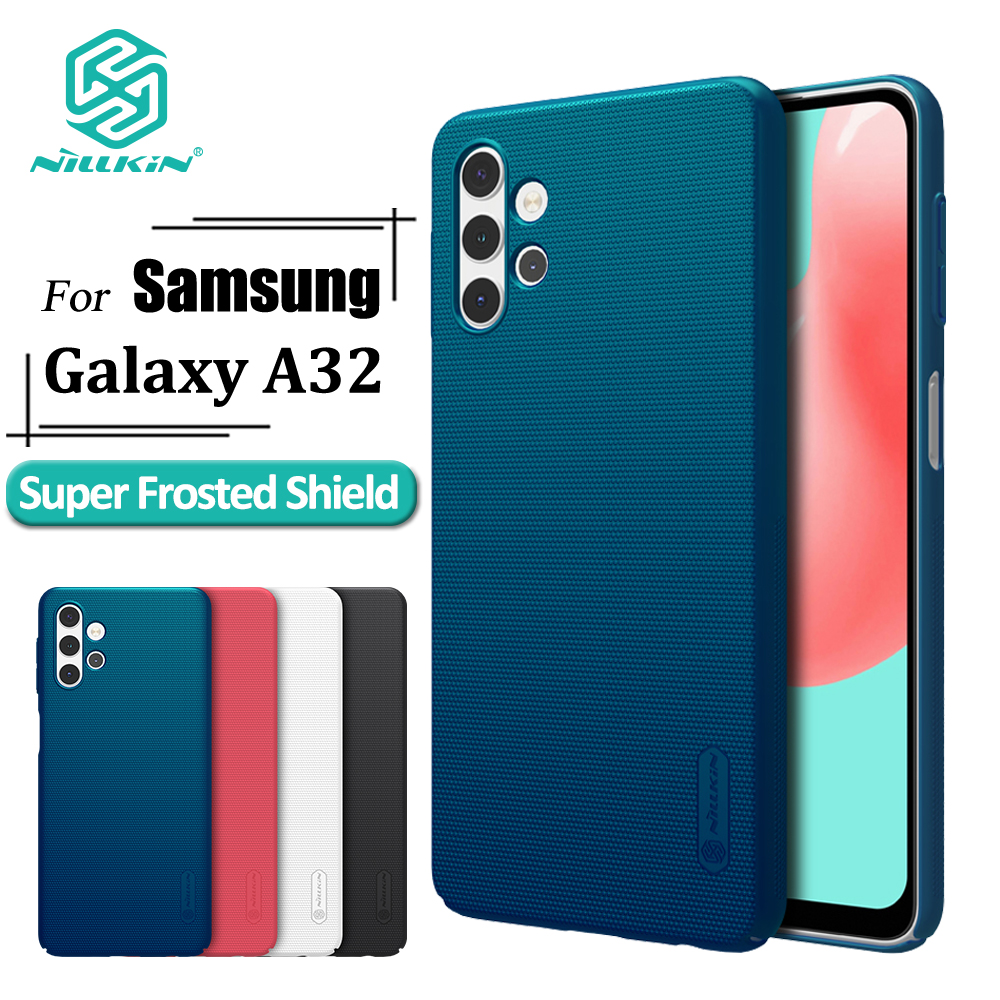 Ốp Điện Thoại Nillkin Super Frosted Shield Cho Samsung Galaxy A32 5G Bằng PC Cứng Chống Sốc Sang Trọng