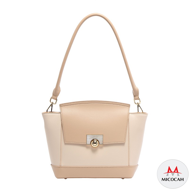 Túi Xách Nữ Đeo Chéo Kẹp Nách Chính Hãng MICOCAH Dáng Công Sở Thời Trang Phối Màu Vintage Siêu Đẹp MC76 - Micocah Mall