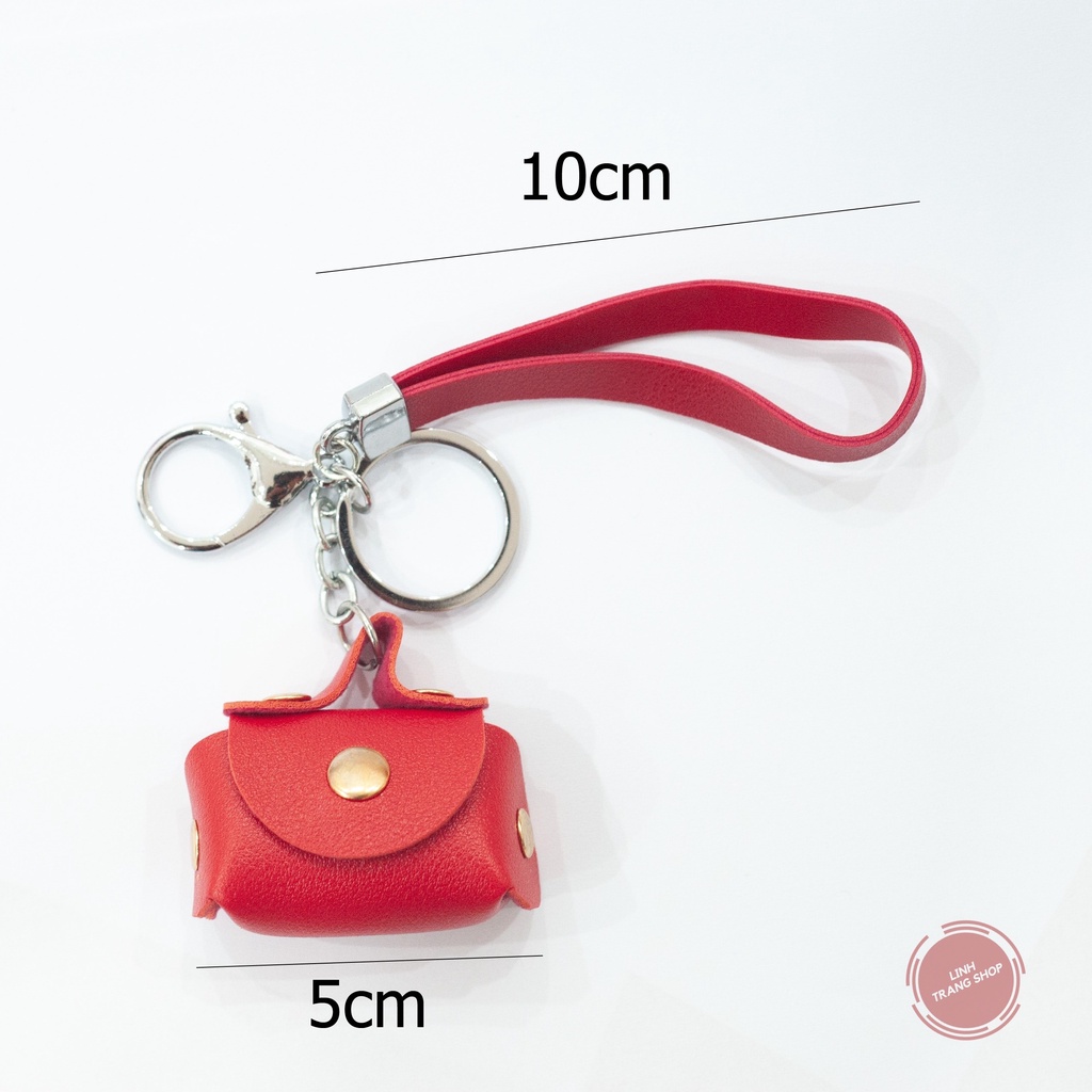 Móc chìa Khoá Ví Da, Móc Khoá Keychain Ví Da Nhỏ Xinh