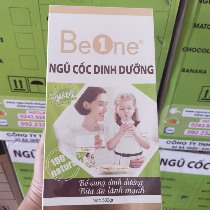 ngũ cốc dinh dưỡng be one chính hãng vị bình thường và vị socola