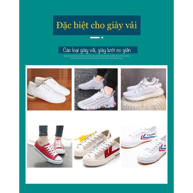 Bột Chuyên Tẩy Ố Cho Giày |Vải| và |Lưới| Cho 4-6 Đôi Giày 200g