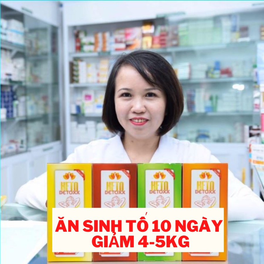KETO DETOX - GIẢM CÂN SIÊU NHANH - SINH TỐ DINH DƯỠNG SẤY KHÔ [CHÍNH HÃNG]