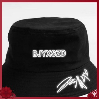 Mũ BJYXSZD 🎁 FREESHIP 🎁 Giảm 5K Khi Nhâp [ TIEU CHIEN ] - Mũ bucket Tiêu Chiến Phản Quang In Theo Yêu Cầu chất lượng