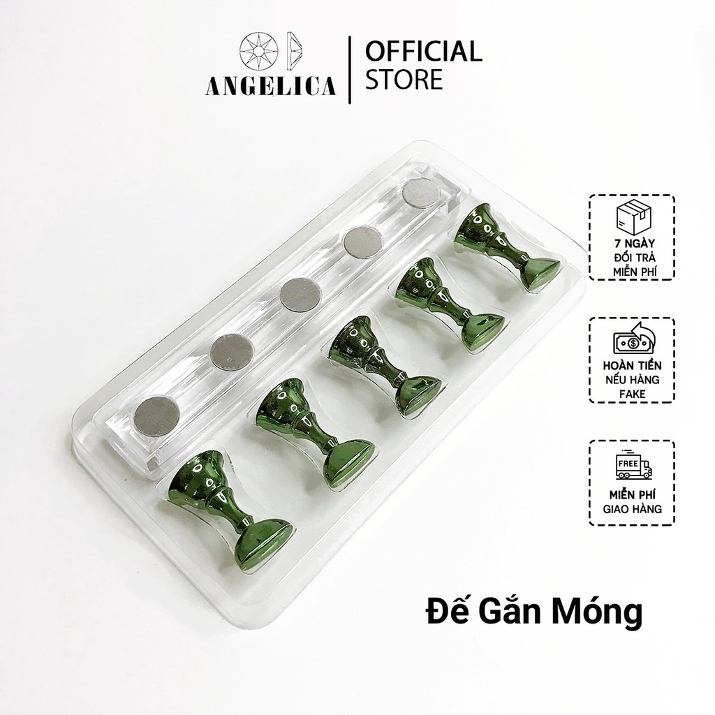 Đế Gắn Móng Giả, Đế Móng Mẫu Làm Nail Box Màu Ngẫu Nhiên ANGELICA DGM