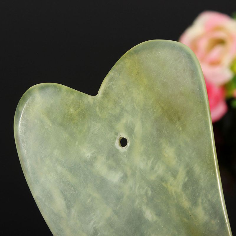 [Hàng mới về] Miếng cạo guasha massage mặt bằng chất liệu ngọc bích theo phong cách Trung Hoa