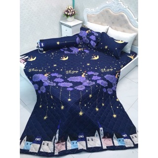 Bộ chăn ga Polly trần bông