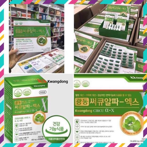 Viên uống bổ não Kwangdong Circu hộp 120 viên của Hàn Quốc | BigBuy360 - bigbuy360.vn