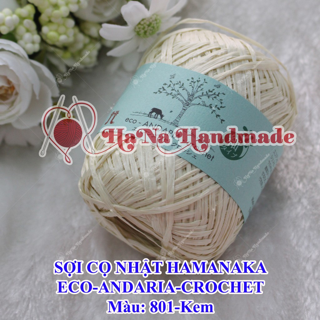 Sợi Cọ Nhật Hamanaka Eco Andaria Crochet