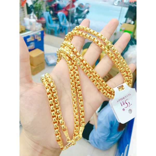 𝗗𝗮̂𝘆 𝗰𝗵𝘂𝘆𝗲̂̀𝗻 công 6li mạ vàng 18k bền màu Kami 5-6 tấc - D65CX