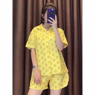 Bộ đồ Pijama thái lan (cộc quần đùi)