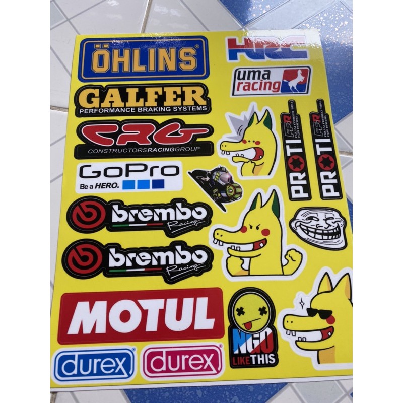 Sét tem logo garfer pika dragon