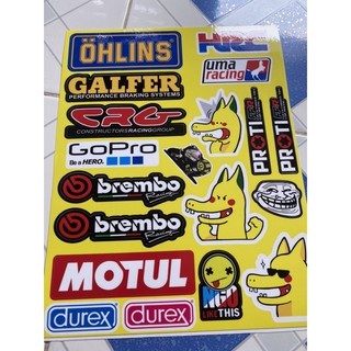 Sét tem logo garfer pika dragon