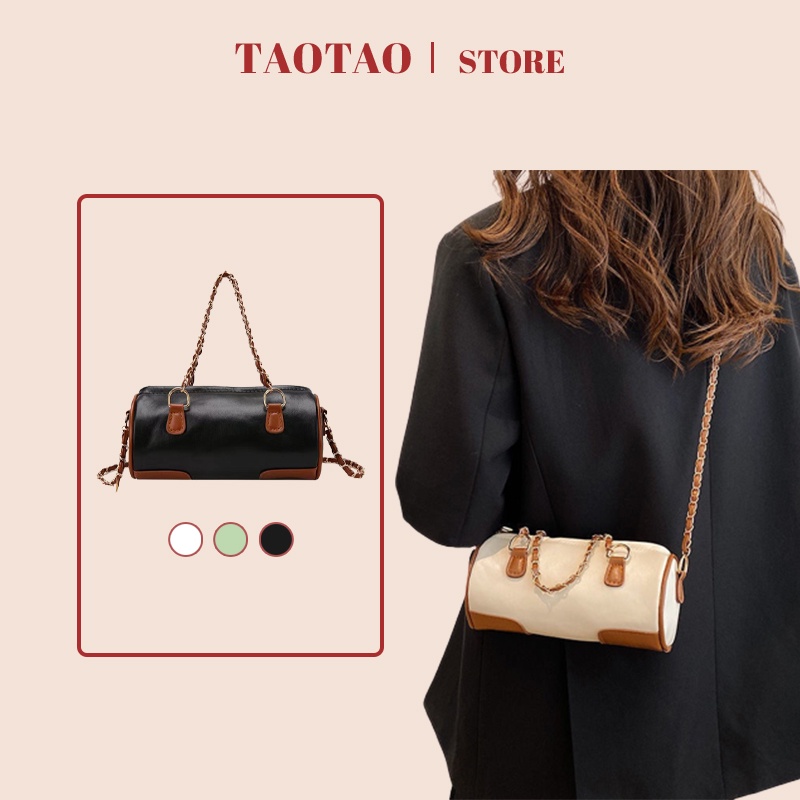 Túi trống mini cao cấp cá tính túi đeo chéo nhỏ túi xách nữ đẹp