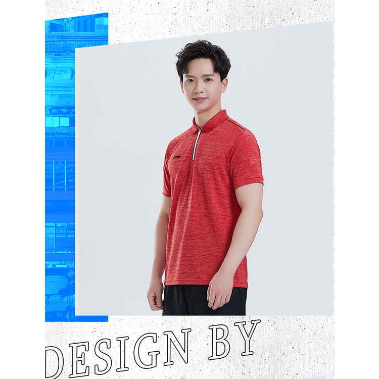 Áo thun polo Lining thể thao nam cao cấp chính hãng APLP173